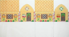 Susan Roberts Needlepoint Apple Pie Mini Gingerbread House Needlepoint Canvas