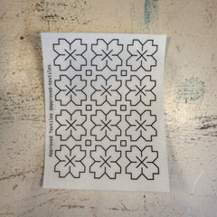 Approved Textiles Hana Fukin Flowers Mending and Embroidery Transfers