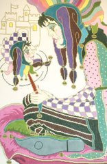 Barbara Russell Designs by Clarice Court Jester Needlepoint Canvas