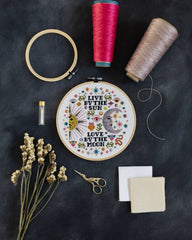 Innocent Bones Love By The Moon Cross Stitch Kit