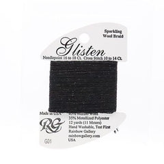 Rainbow Gallery Glisten - 001 Jet Black