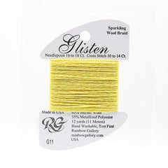 Rainbow Gallery Glisten - 011 Blazing Yellow