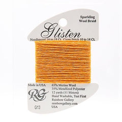 Rainbow Gallery Glisten - 013 Orange Popsicle