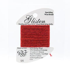 Rainbow Gallery Glisten - 015 High Risk Red