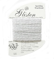 Rainbow Gallery Glisten - 043 White Sand