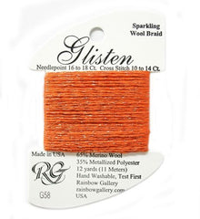 Rainbow Gallery Glisten - 058 Tangerine