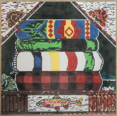 Cooper Oaks Design Camping Blankets Needlepoint Canvas