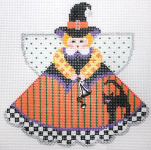 Painted Pony Designs Witch Angel Needlepoint Canvas