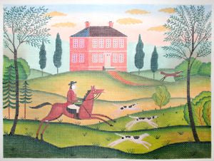 Painted Pony Designs Heart Hunt Needlepoint Canvas