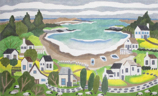 Melissa Shirley Designs White House Cove Needlepoint Canvas