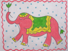 Kate Dickerson Needlepoint Collections Elephant by Jilly Walsh Needlepoint Canvas