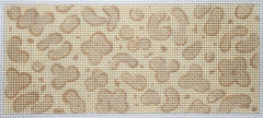 Kate Dickerson Needlepoint Collections Tan Leopard Insert Needlepoint Canvas - 6 x 2.5