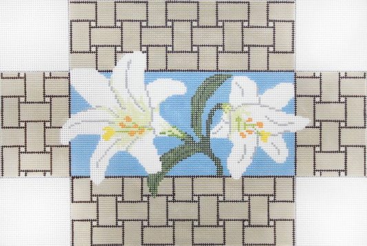 J. Child Designs Lillies Brick Needlepoint Canvas