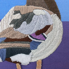 Kate Wyatt Fine Art Mallard Duck Embroidery and Beadwork Kit