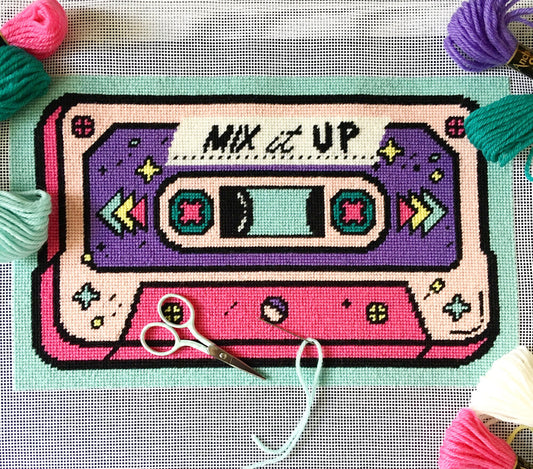 The Makers Mark Mix It Up Needlepoint Kit
