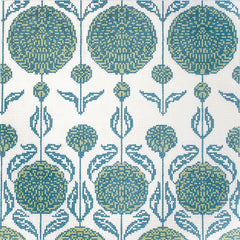 Cooper Oaks Design Chrysanthemum-Peacock Needlepoint Canvas