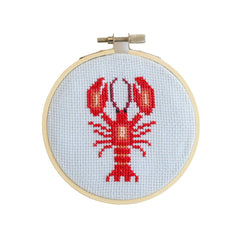 Cotton Clara Lobster Cross Stitch Kit
