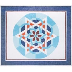 Lee's Needle Arts Intertwined Stars of David Tallis Bag Needlepoint Canvas