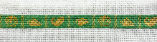 A. Bradley Needlearts Golden Seashells Needlepoint Canvas