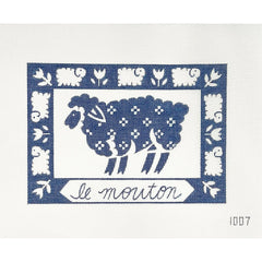 Alice Peterson Co. Le Mouton (The Sheep) Needlepoint Canvas