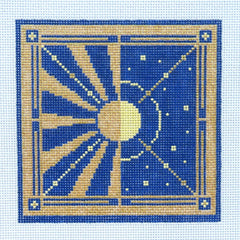Alice & Blue Solstices Needlepoint Canvas