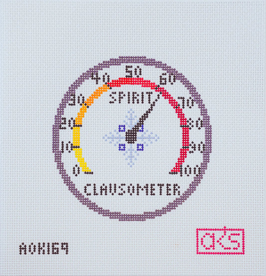 Ann Kaye Studio Clausometer Needlepoint Canvas