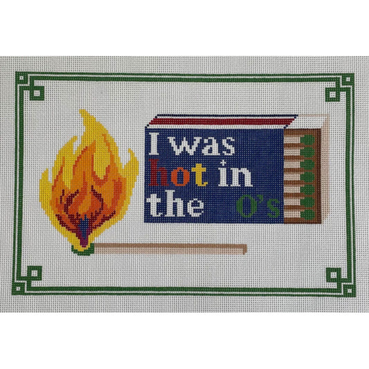 Ann Kaye Studio I Was Hot Pillow Needlepoint Canvas