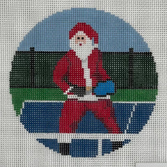 Ann Kaye Studio Sporty Santa Needlepoint Canvas - Pickle Ball