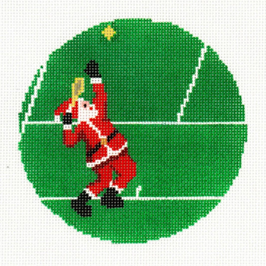 Ann Kaye Studio Sporty Santa Needlepoint Canvas - Tennis