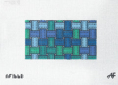 Anne Fisher Designs Woven Blue Haze Needlepoint Canvas