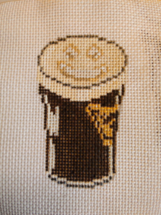 Anne Fisher Designs Guinness Ornament Needlepoint Canvas