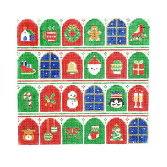 Audrey Wu Designs Advent Calendar Needlepoint Canvas