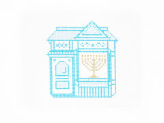 Audrey Wu Designs Painted Lady Needlepoint Canvas - Hanukkah