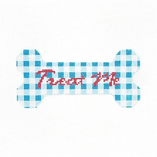 Audrey Wu Designs Treat Me Bone Needlepoint Canvas