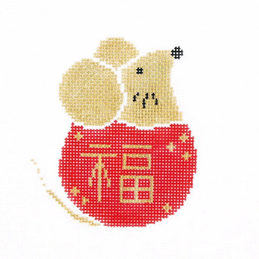 Audrey Wu Designs Year of the Rat Needlepoint Canvas