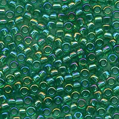 Sundance Designs Seed Beads Size 11 - 259 Rainbow Green