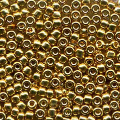 Sundance Designs Seed Beads Size 14/15 - 465 24k Gold Plated