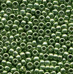 Sundance Designs Seed Beads Size 11 - 483 Galvanized Green