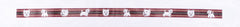 Barbara Russell Westie Dog Belt - Striped Needlepoint Canvas