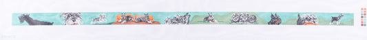 Barbara Russell Schnauzer Belt Needlepoint Canvas