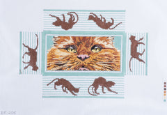 Barbara Russell Brande's Cat Doorstop Needlepoint Canvas