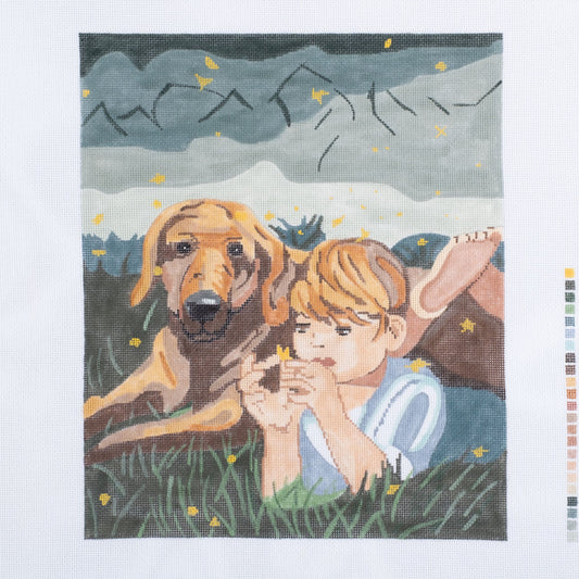 Barbara Russell Companions Needlepoint Canvas