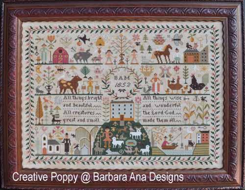 Barbara Ana Designs All Creatures Great and Small Cross Stitch Pattern