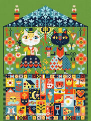 Barbara Ana Designs Crafty Cats Cross Stitch Pattern