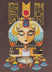 Barbara Ana Designs Dreaming Cleo Cross Stitch Pattern