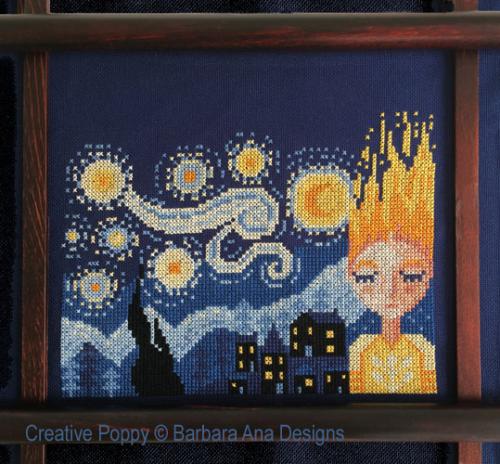 Barbara Ana Designs Dreaming Of Van Gogh Cross Stitch Pattern