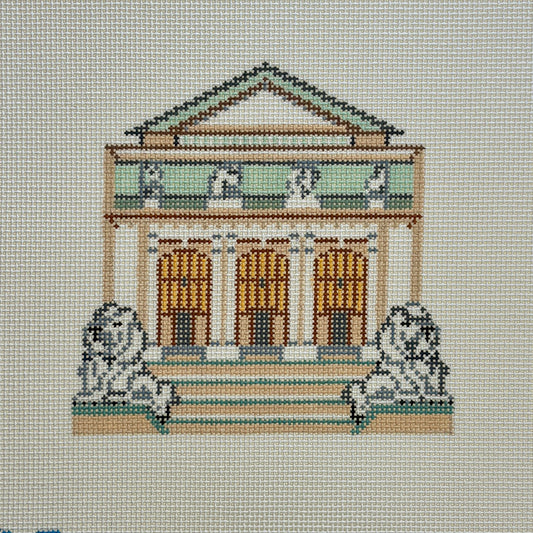 Blue Ridge Stitchery NYC Public Library Needlepoint Canvas