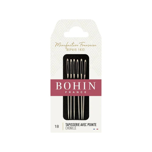Bohin Chenille Needles Size 18 - Package of 6