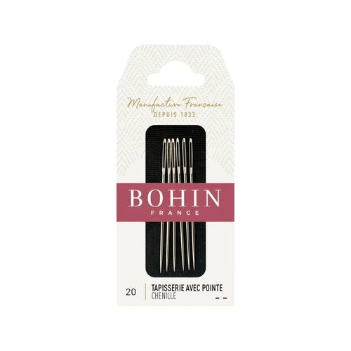 Bohin Chenille Needles Size 20 - Package of 6
