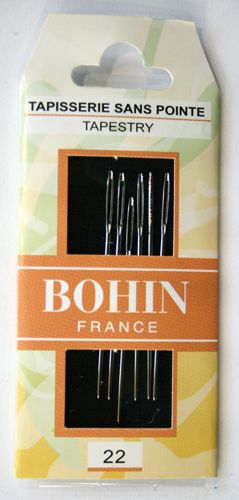 Bohin Tapestry Needles Size 22 - Package of 6